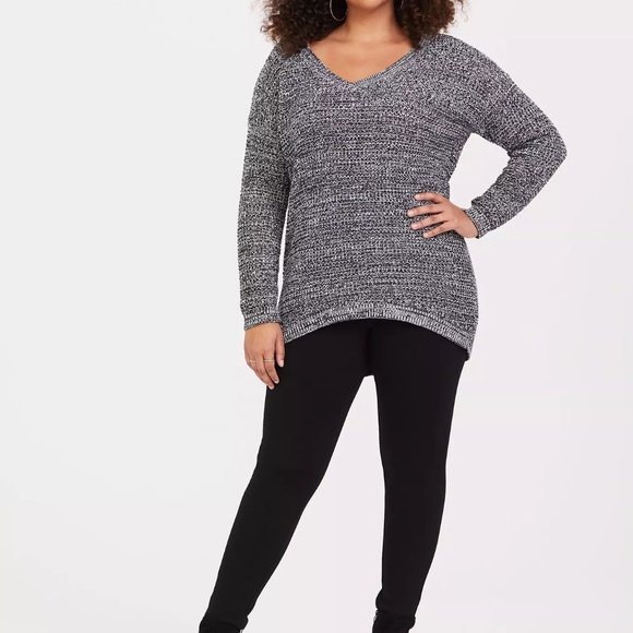 Torrid Marled Slouchy Tunic Sweater - Picture 2 of 8